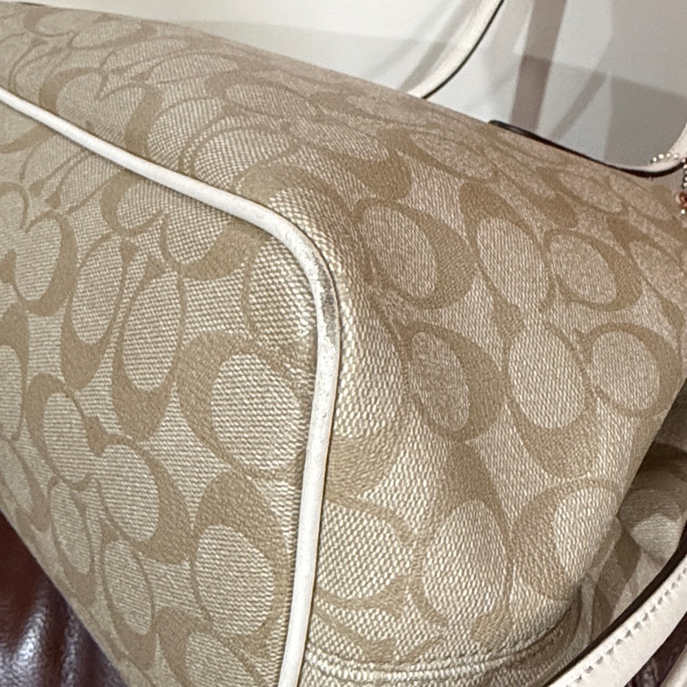 🔥🔥🔥Coach Signature Drawstring Carryall Shoulder Bag - Picture 8 of 16